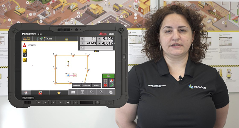 Leica iCON site v7.8 Trous en surface pour les applications de volumes